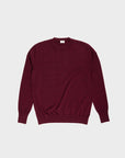 Merino Sweater Featherweight Bordeaux Flat Unborn