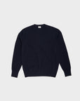 Merino Sweater Featherweight Navy Flat