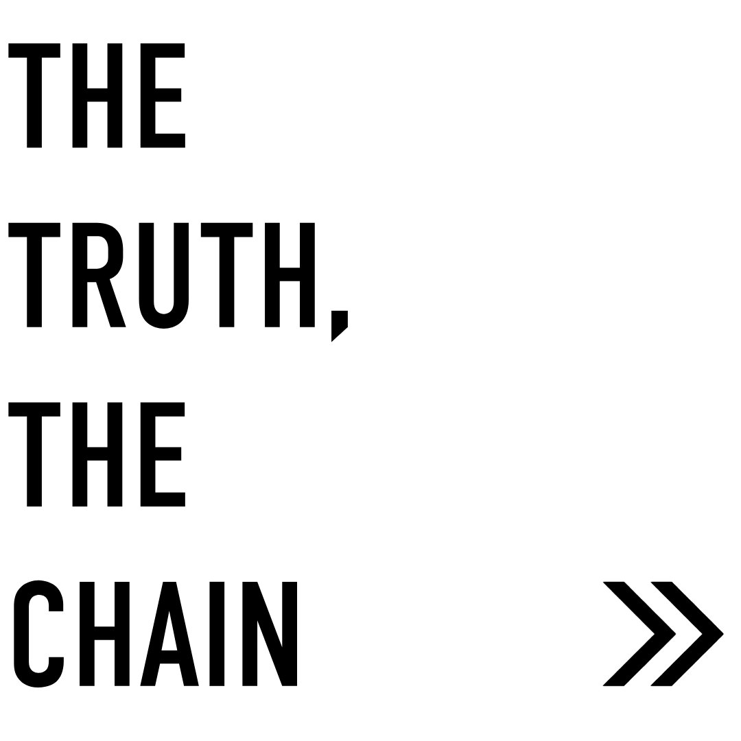 Artwork with the text The Truth The Chain