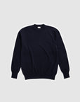 The Merino Wool Sweater Light Navy, flat front - Unborn