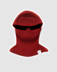 Merino Balaclava Brick Red Flat Front Unborn