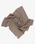 The Merino Wool Square Scarf Beige, flat open - Unborn