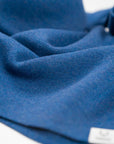 The Merino Wool Square Scarf Sky Blue, Close up Fabric - Unborn
