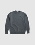 The Merino Wool Sweater Olive Green, flat front - Unborn