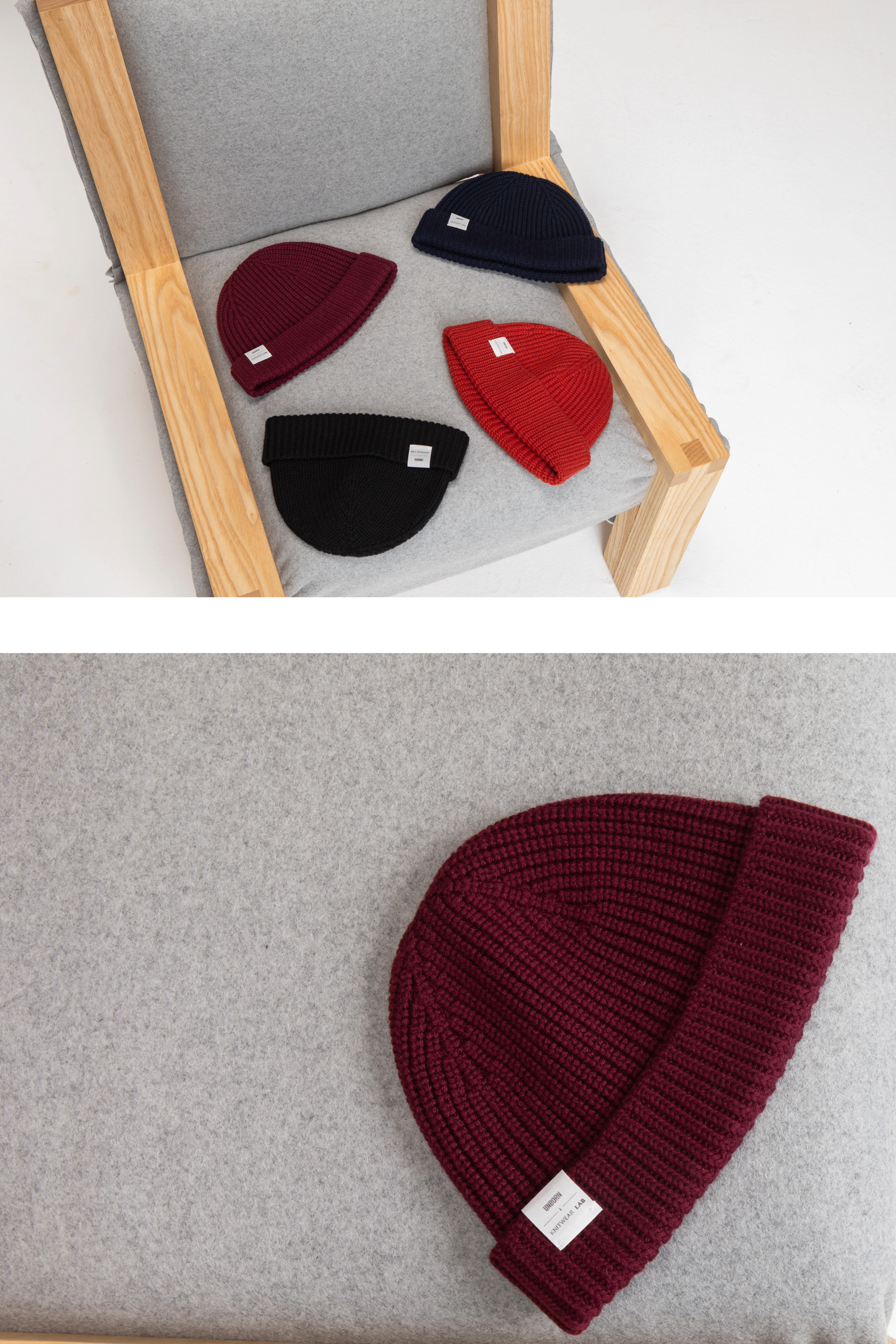 Merino Beanies Laying Chair Studio