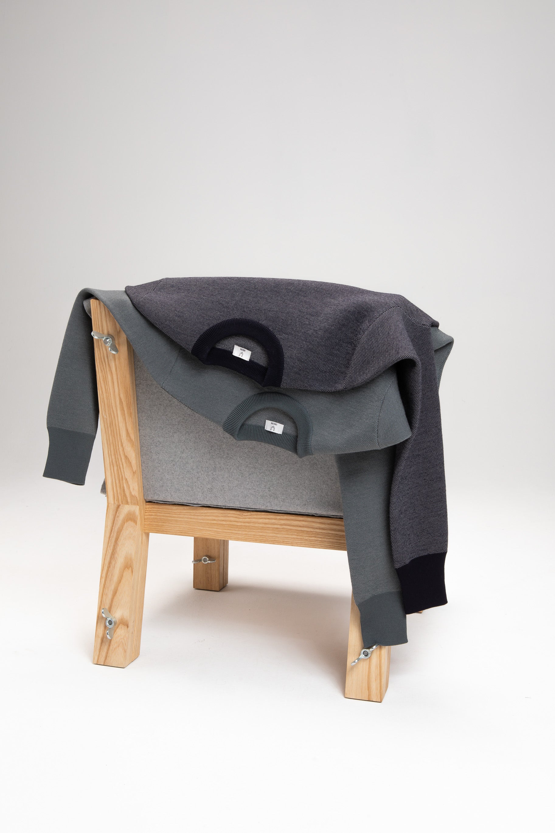 Merino Jacquard Sweater Hanging Chair Studio