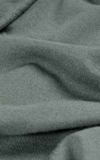 Merino Featherweight T-shirt Moss Green Close Up Fabric