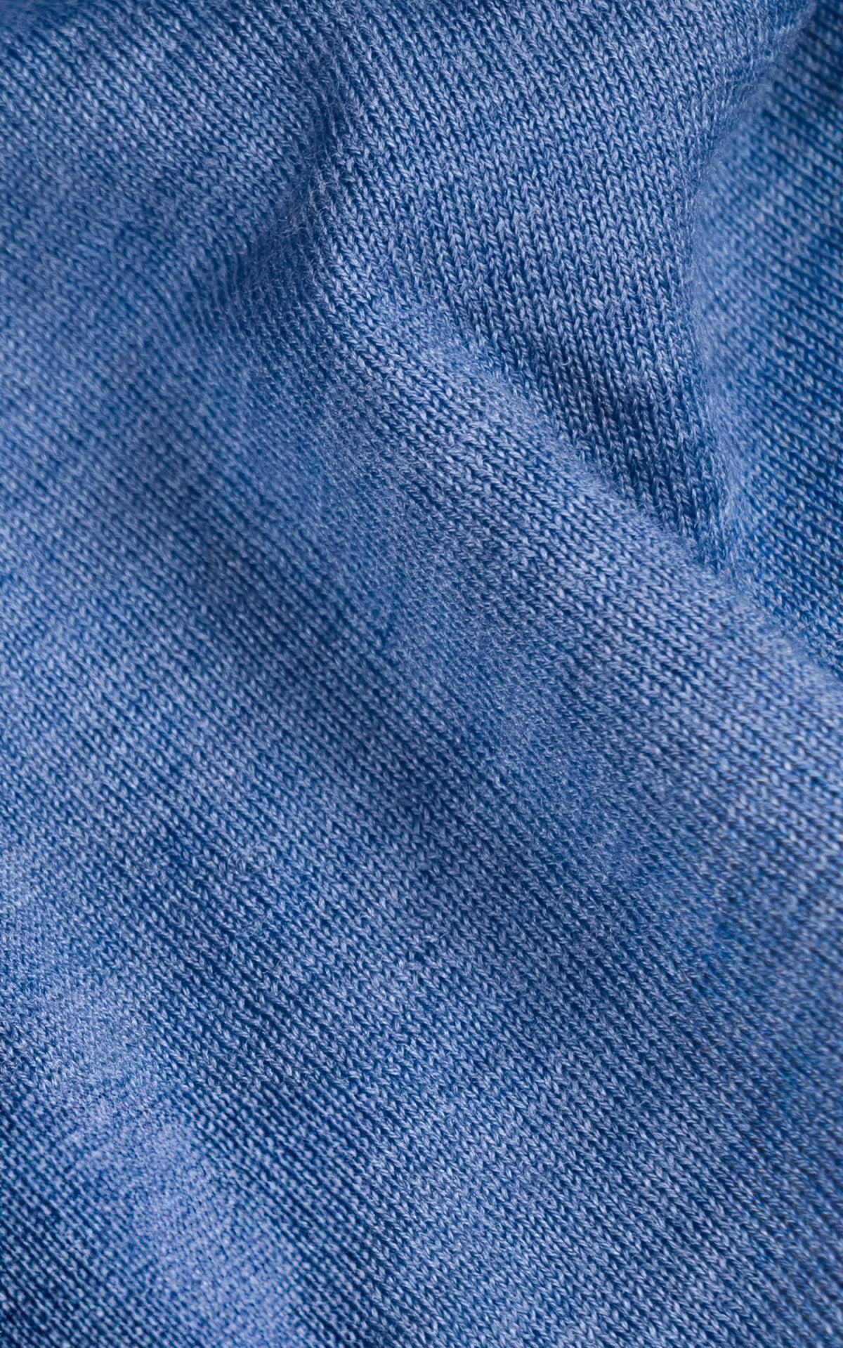Merino Featherweight T-shirt Sky Blue Close Up Fabric