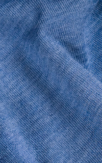 Merino Featherweight T-shirt Sky Blue Close Up Fabric