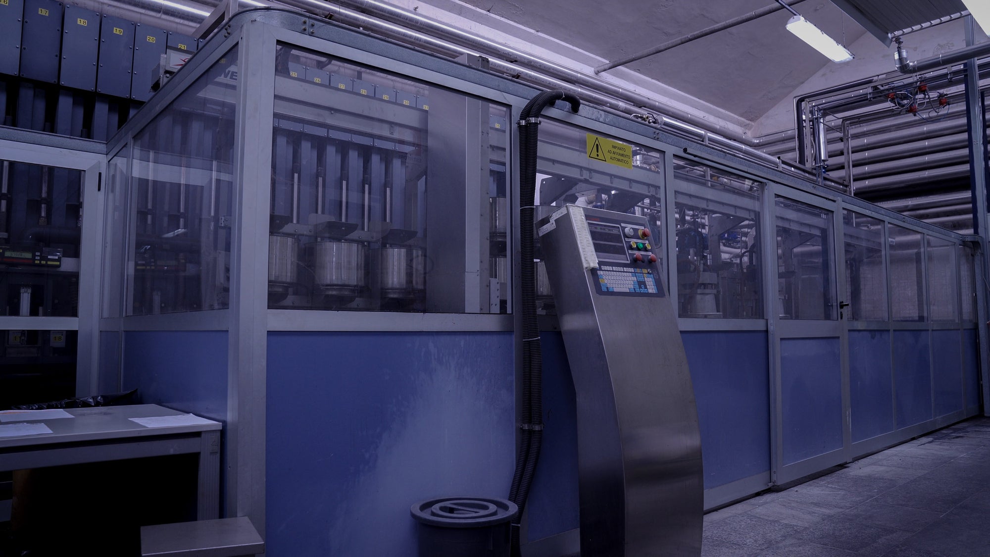 Cradle to Cradle approved industrial dye distributor at dying facility in Valle Mosso