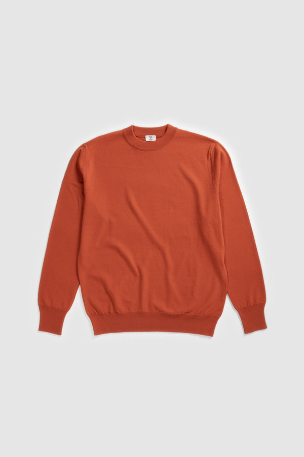 The Merino Wool Sweater Light Burnt Orange, Flat front - Unborn