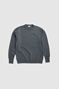 The Merino Wool Sweater Olive Green, flat front - Unborn