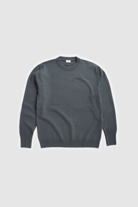 The Merino Wool Sweater Olive Green, flat front - Unborn